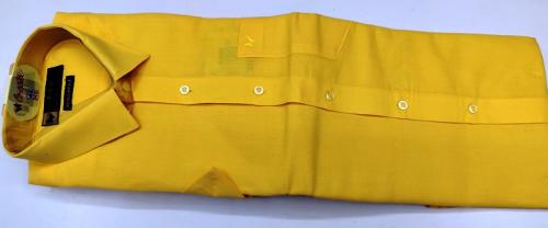 PL COTTON XLINEN DYED READYMADE SHIRT 44 HS